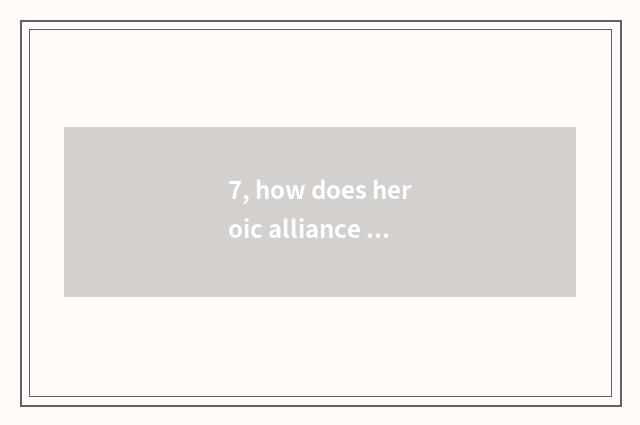 7, how does heroic alliance game chat?