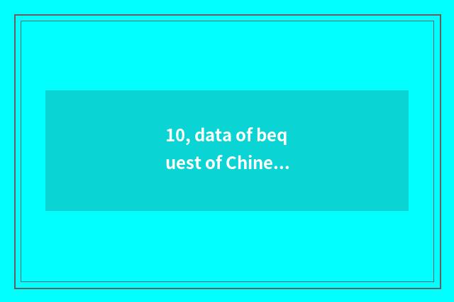 10, data of bequest of Chinese world culture and picture?