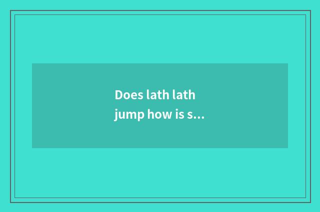 Does lath lath jump how is setting-up exercise there is oxygen met?