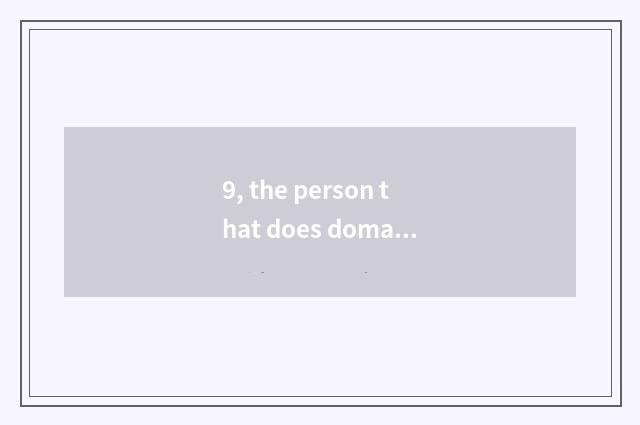 9, the person that does domain of high grade finance and economics create today'