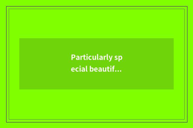 Particularly special beautify hair salon how?