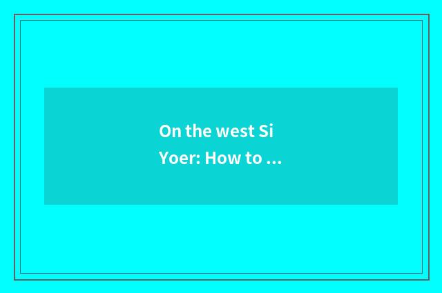 On the west Si Yoer: How to foster mathematical endowment of the child