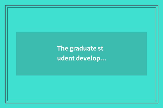 The graduate student develops a system