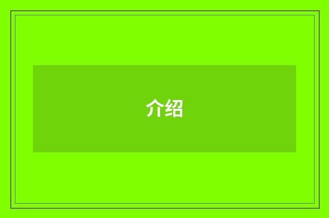 介绍
