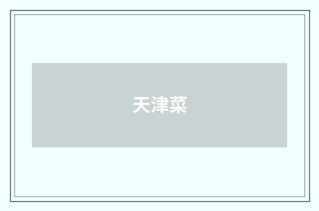 天津菜