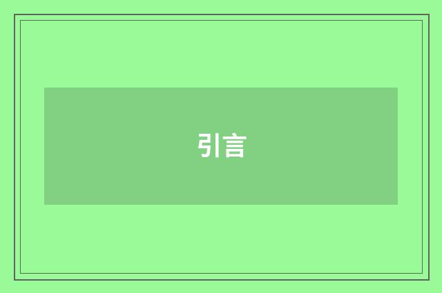 引言