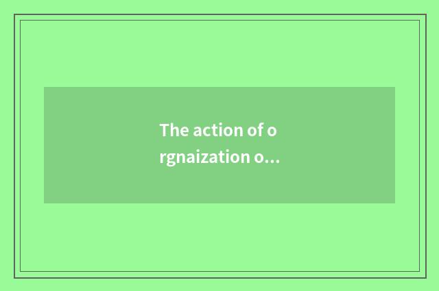 The action of orgnaization of children mental health and value
