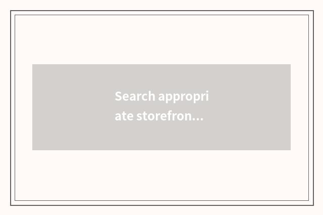 Search appropriate storefront