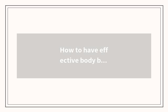 How to have effective body building having oxygen