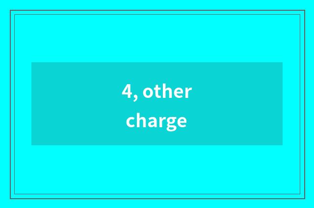 4, other charge