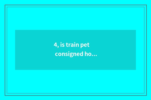 4, is train pet consigned how does conduction flow reach charge?