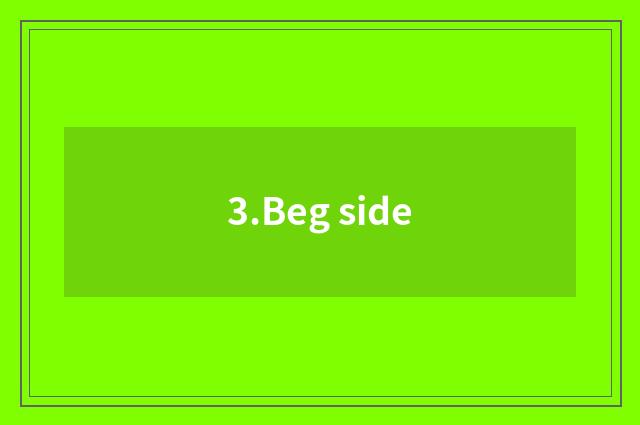 3.Beg side