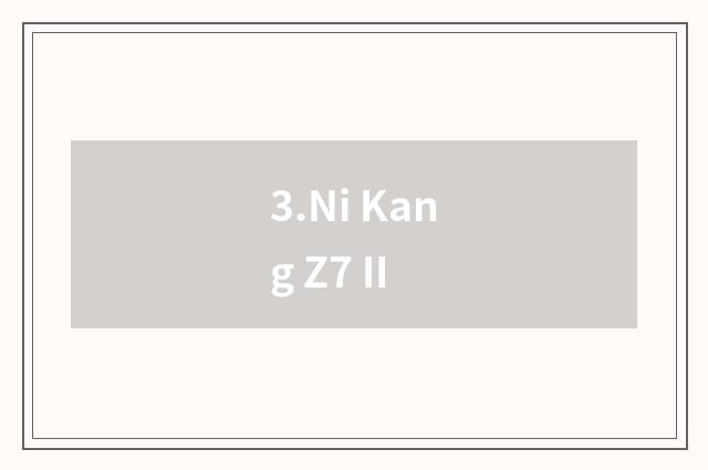 3.Ni Kang Z7 II