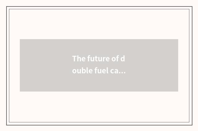 The future of double fuel car is looked into
