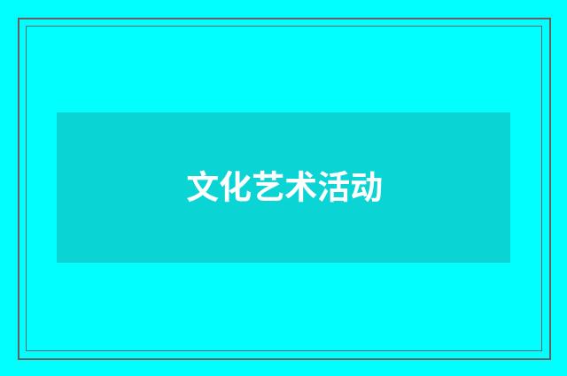 文化艺术活动