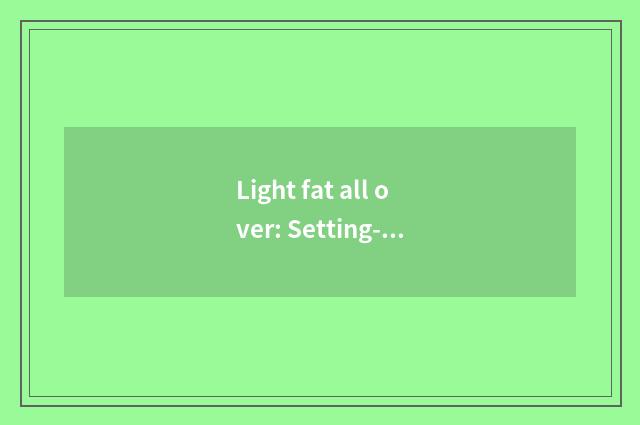Light fat all over: Setting-up exercise having oxygen aids you relaxed thin body