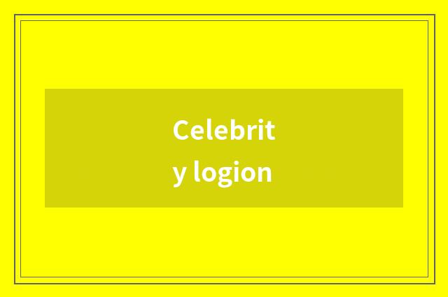 Celebrity logion
