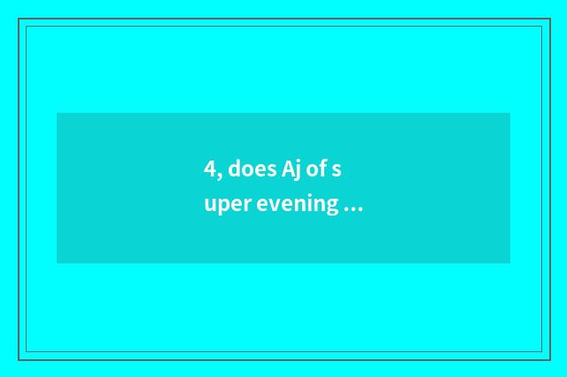 4, does Aj of super evening party hit 618 days of cats fold?