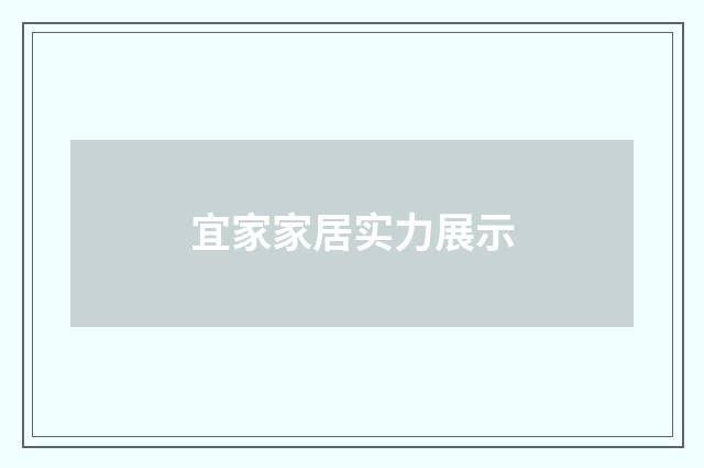 宜家家居实力展示