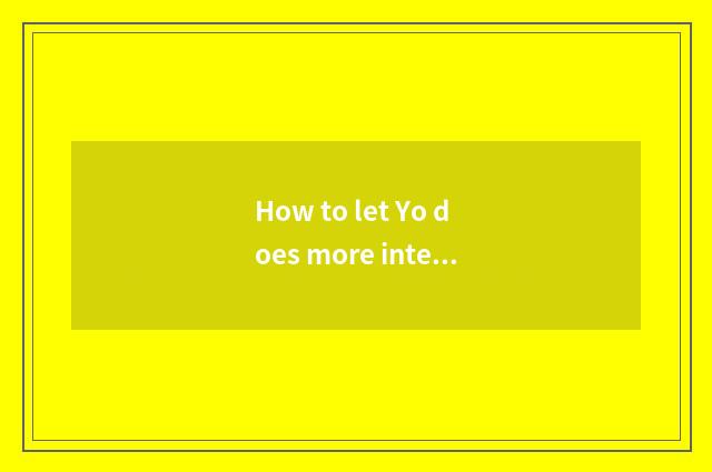 How to let Yo does more interesting flavour mix the process happy?