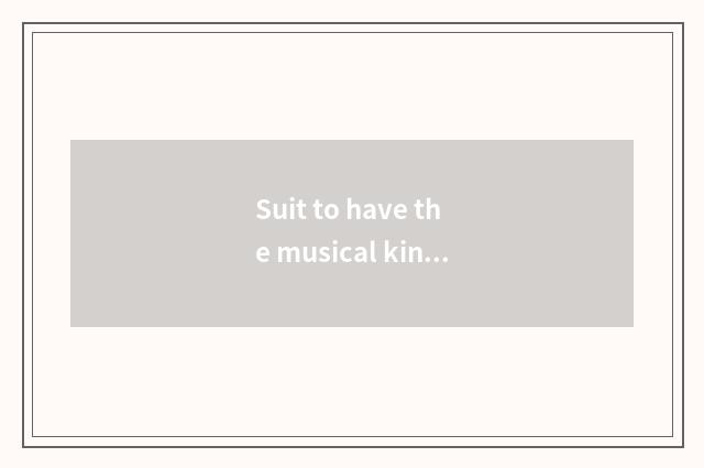 Suit to have the musical kind of oxygen fitness