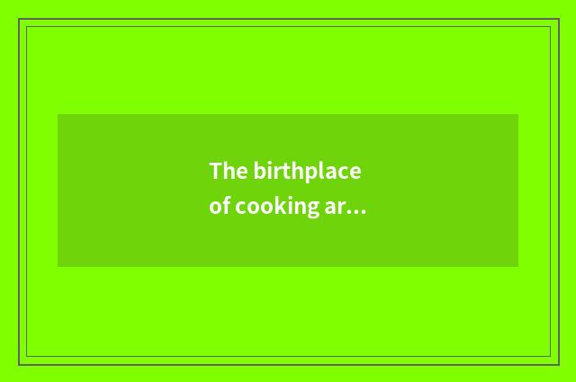 The birthplace of cooking art: Kyoto