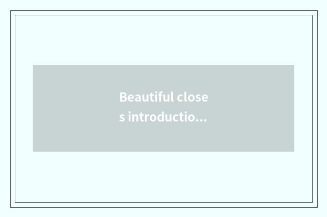 Beautiful closes introduction of travel tourist attraction