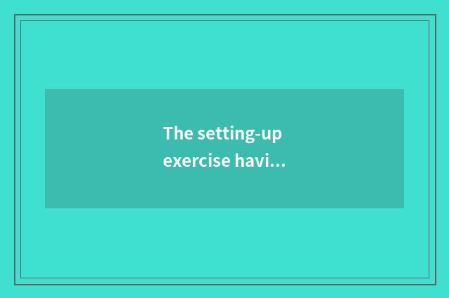 The setting-up exercise having oxygen of beautiful Mu Si: Comprehensive guidelin