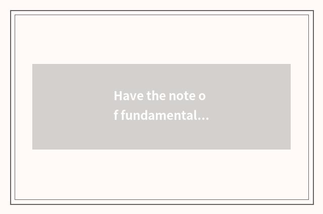 Have the note of fundamental fitness Tabata