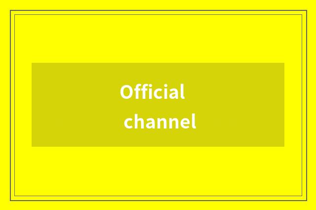 Official channel