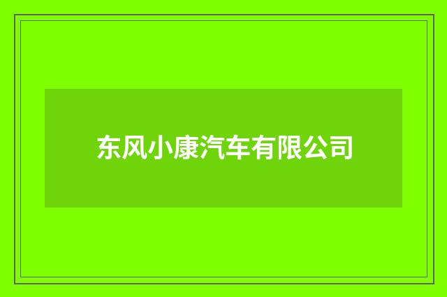 东风小康汽车有限公司