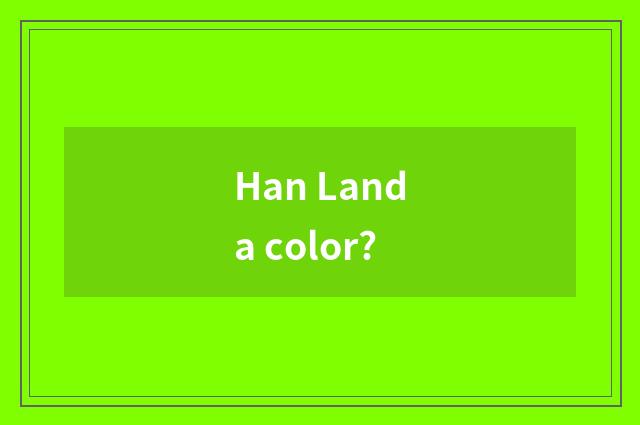 Han Landa color?