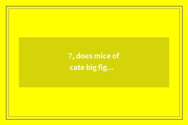 7, does mice of cate big fight synthesize skill?