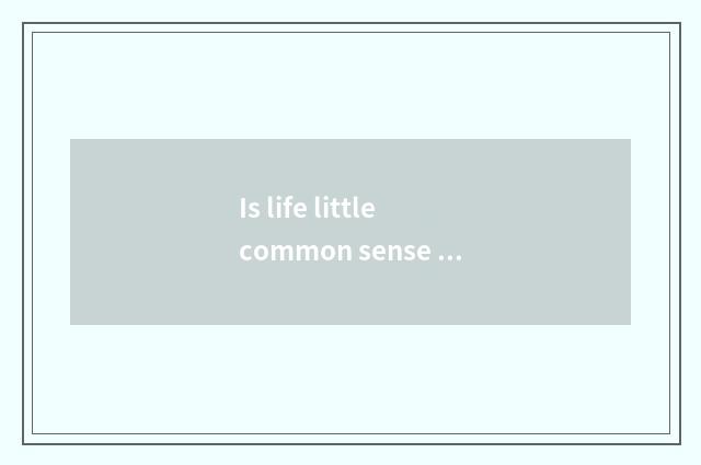 Is life little common sense says to use wine carbonado egg how burn a law?