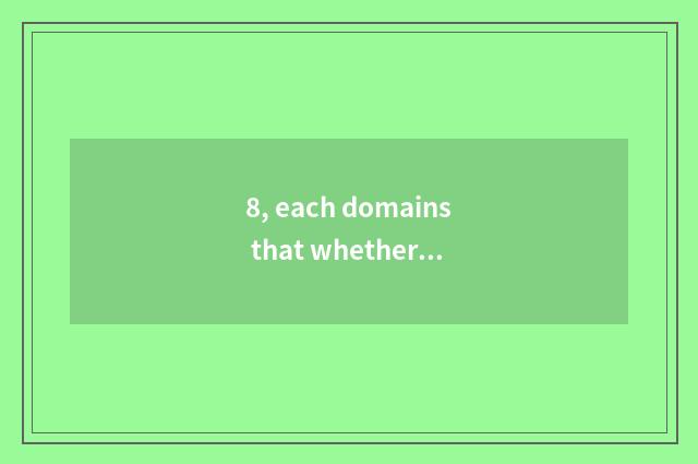 8, each domains that whether permeate mental health education educational educat