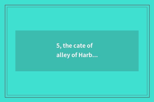5, the cate of alley of Harbin Ga La?