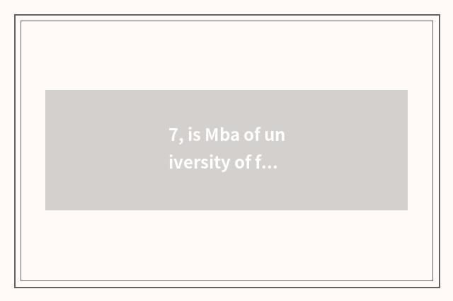 7, is Mba of university of finance and economics tuitional?