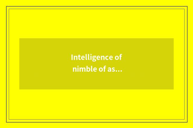Intelligence of nimble of astral net acute lives in the innovation of the produc