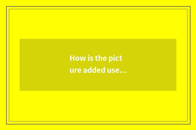 How is the picture added use free head?