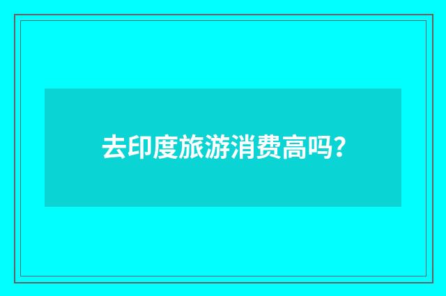 去印度旅游消费高吗？