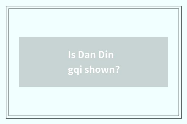Is Dan Dingqi shown?
