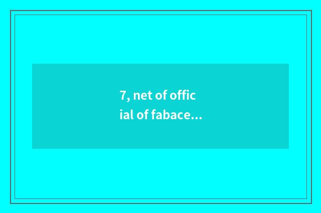 7, net of official of fabaceous happy video?