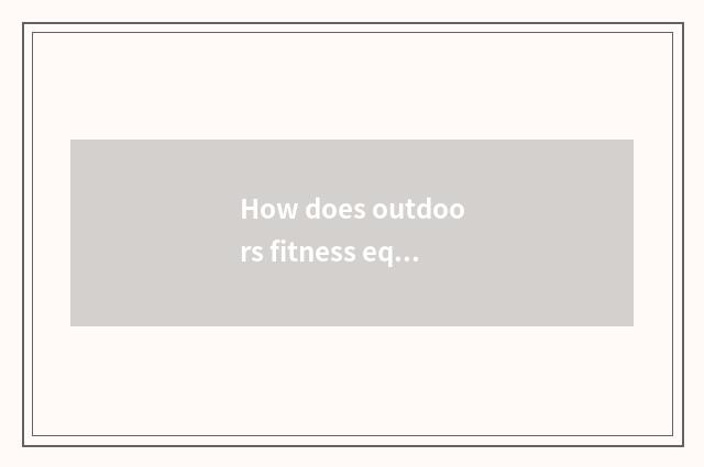 How does outdoors fitness equipment twist lumbar footfall machine to use?