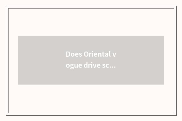 Does Oriental vogue drive school regular bus?
