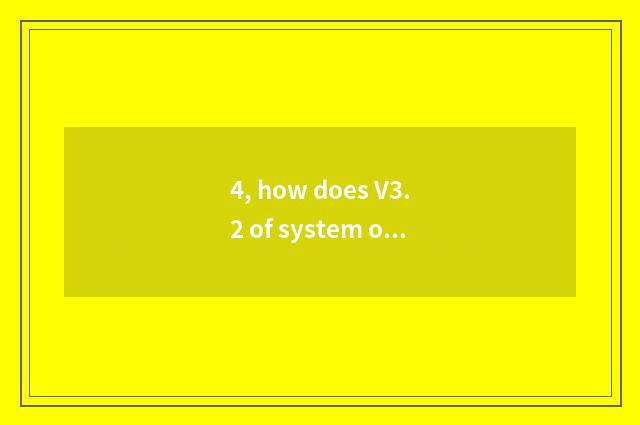 4, how does V3.2 of system of management of cate expert meal install a formula?