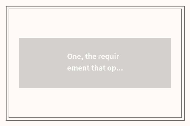 One, the requirement that opens mental health to seek advice?