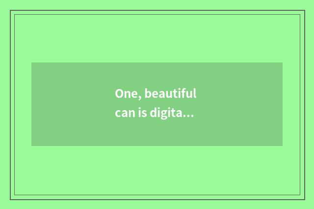One, beautiful can is digital camera equivalent to a mobile phone like element h