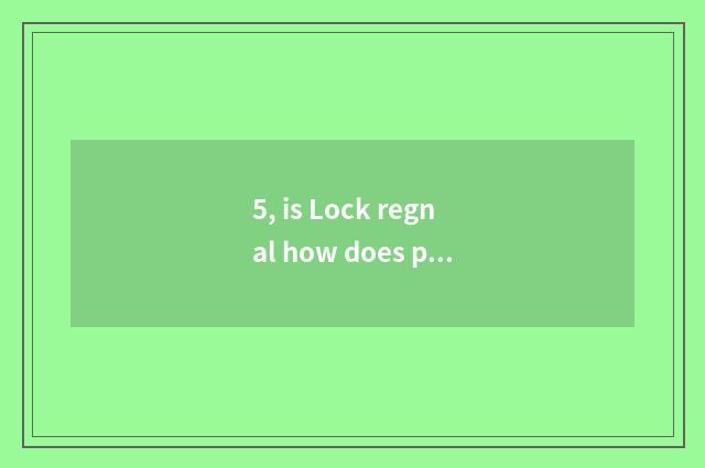 5, is Lock regnal how does pet exceed evolution?