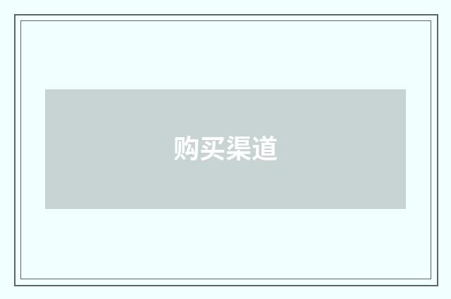 购买渠道