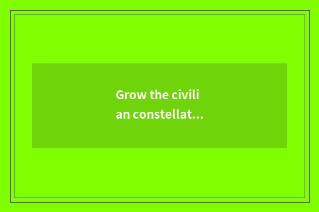 Grow the civilian constellation pop chart with best island?